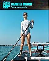 Vista 4 de MYBOAT Tabla de remo inflable extra ancha de 11 pies y 6 pulgadas x 34 pulgadas x 6 pulgadas, tabla de remo de pie para pesca, tabla de sup con 3