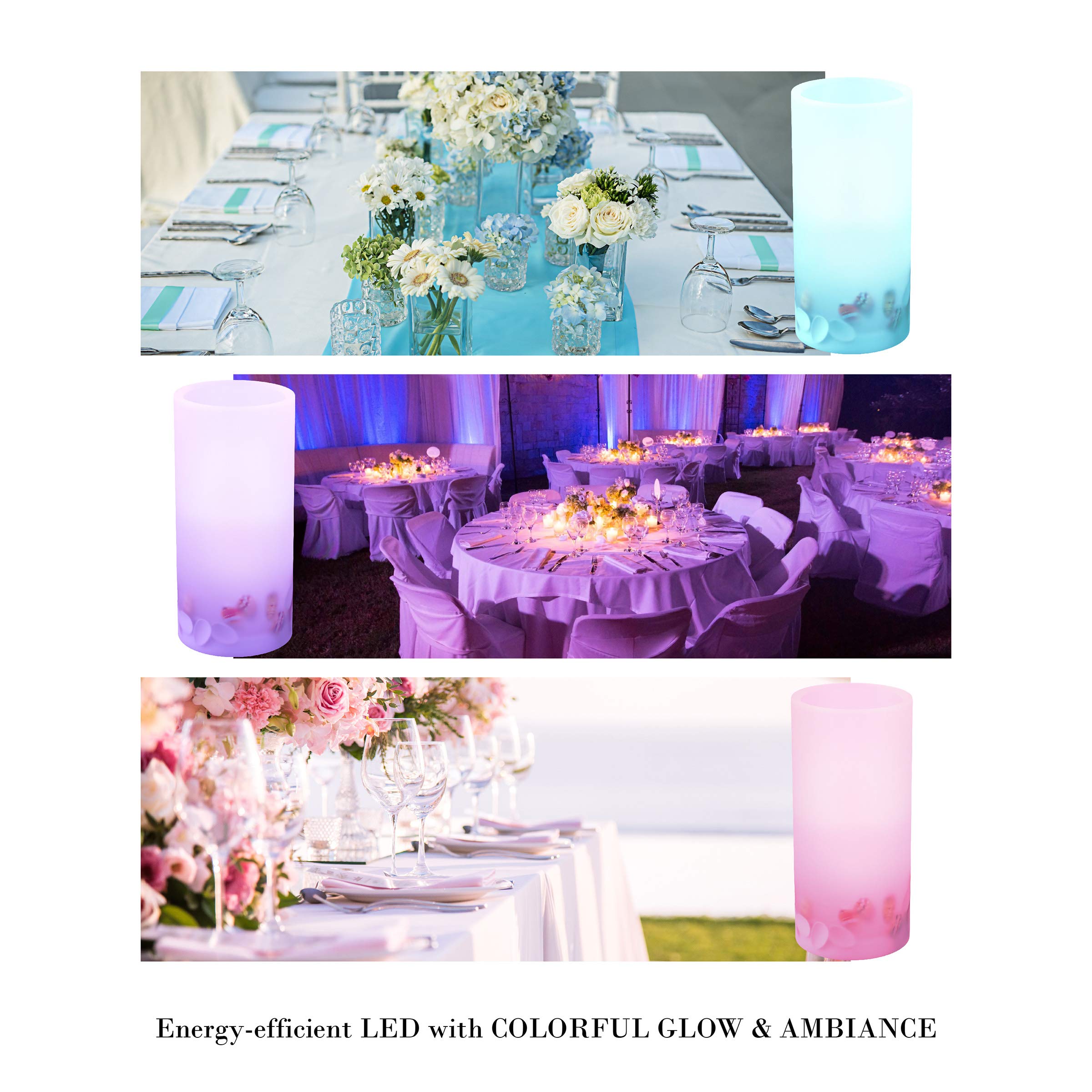 Buy Lavish Home LED Seashell Candles with Remote ControlSet of 2