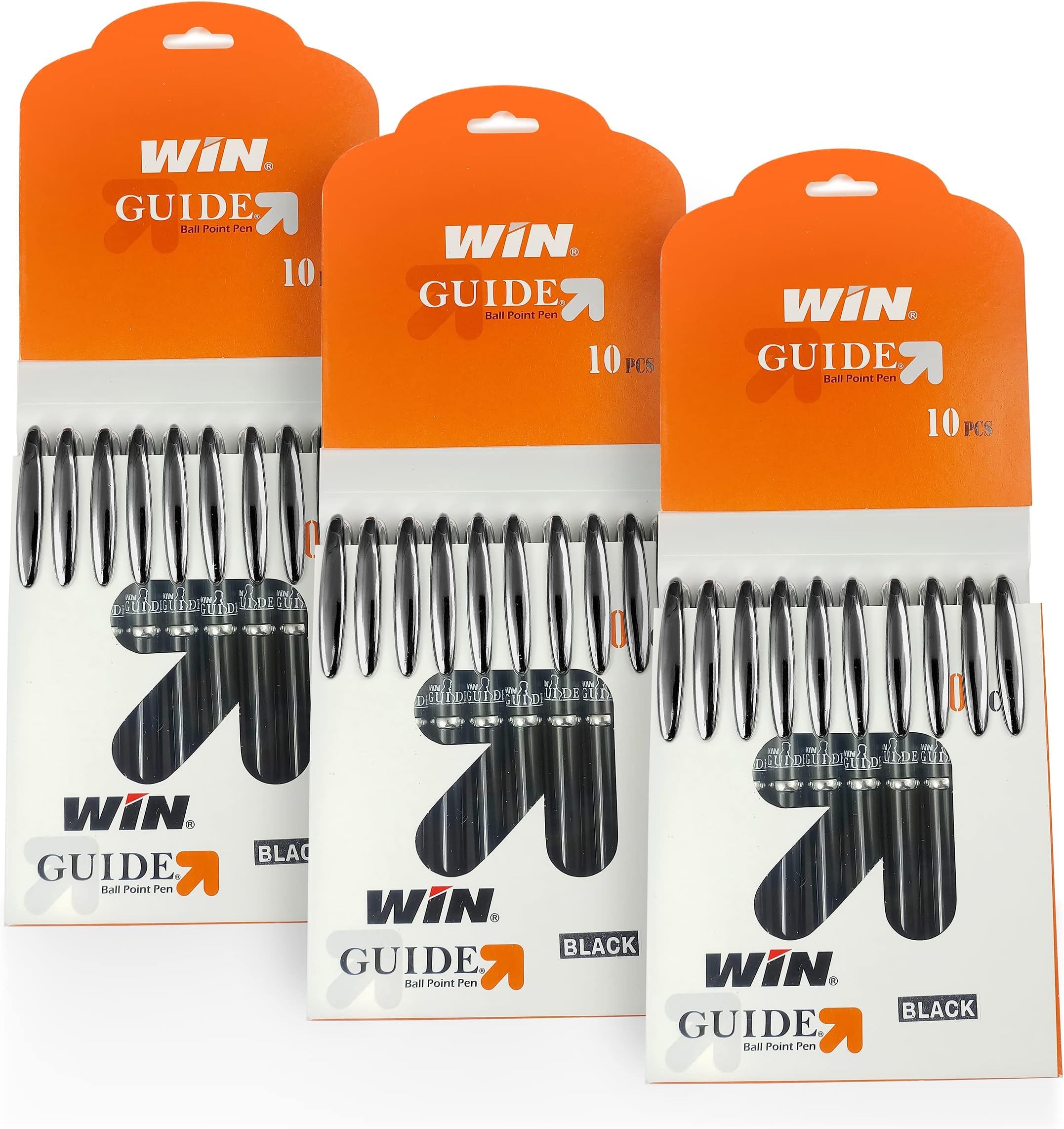 WIN Guide Pens Refills | 30 Blue Ink Refills | 0.6 mm Sharp Tip | Smooth Flow of Ink | Smudge Free Writing Experience | Combo Pack of Blue Refills | Long Lasting Set of Refills