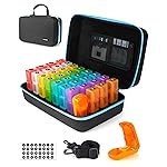 Monthly Pill Organizer 3 Times a Day with Pill Cutter, 30 Days Pill Organizer Monthly, Month Medicine Box Holder Organizer with 31 Daily Compartments, Hard Shell Travel Case & Removed Shoulder Straps