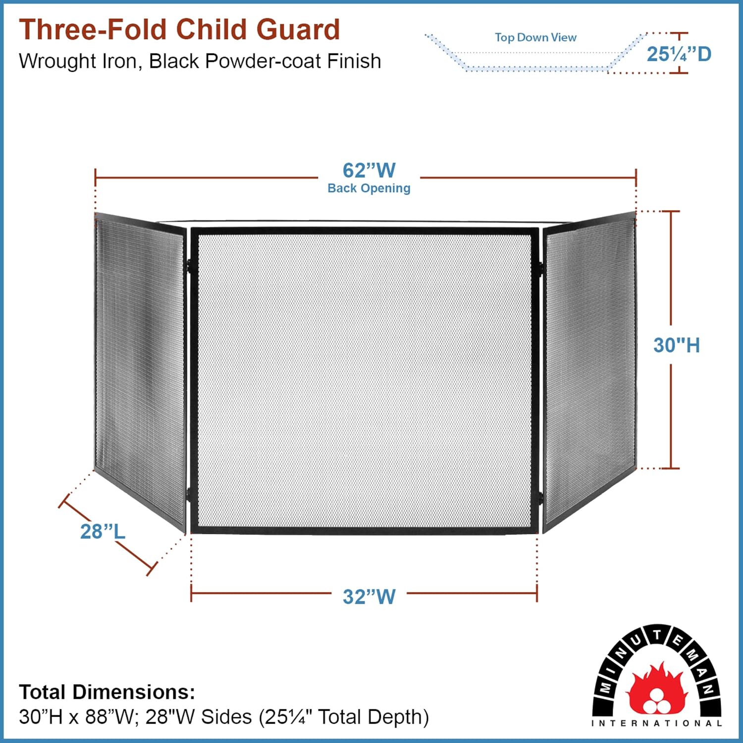 Large, Three-Fold Child Guard