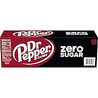 Vista 13 de Dr Pepper Soda cero azúcar, latas de 12 onzas líquidas, paquete de 12