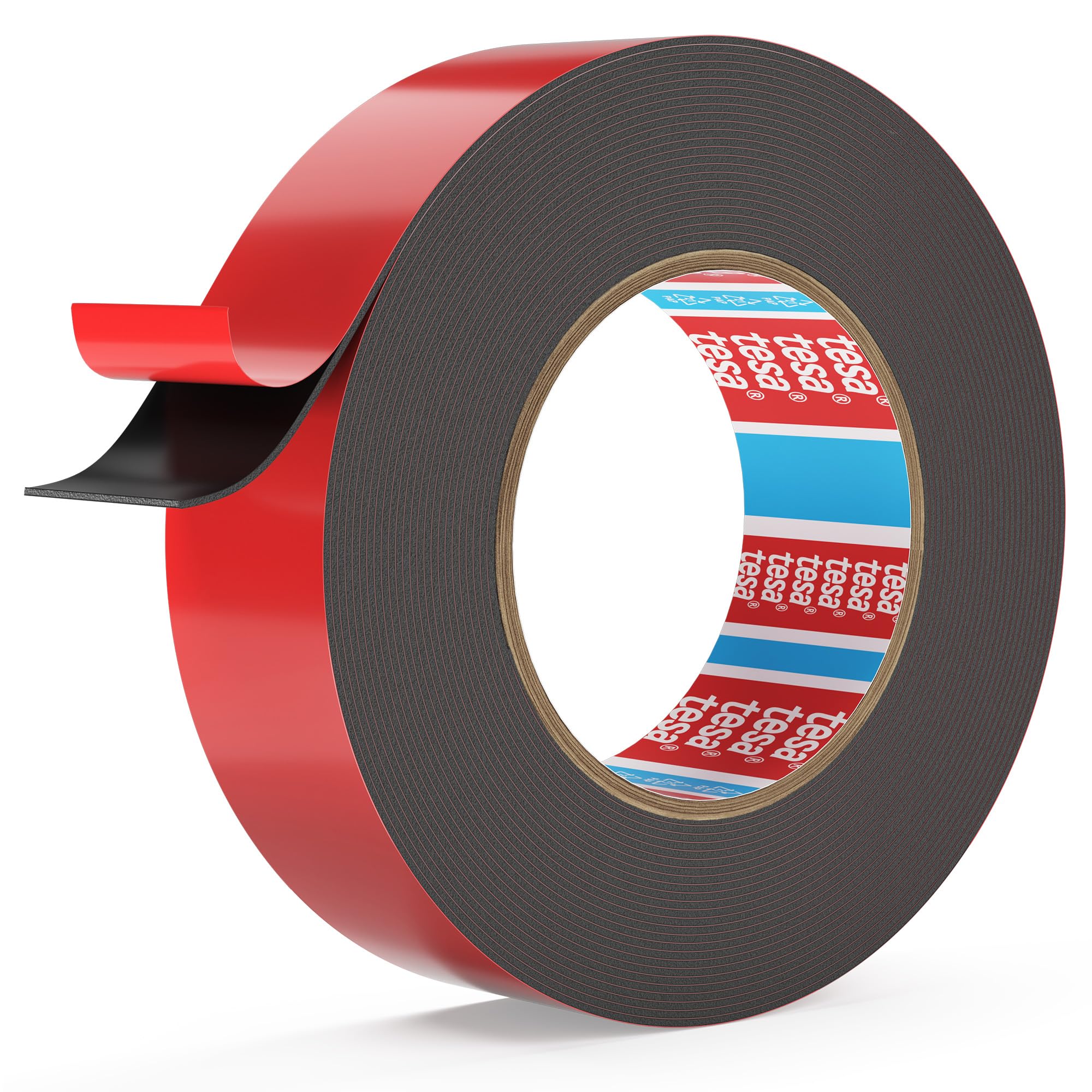 Emitever 6411 Doppelseitiges Klebeband - 15mm x 8,2m, Extra Starkes Montageband, Wasserdicht, Für Auto, Dekoration, Zuhause, Büro, Schwarz