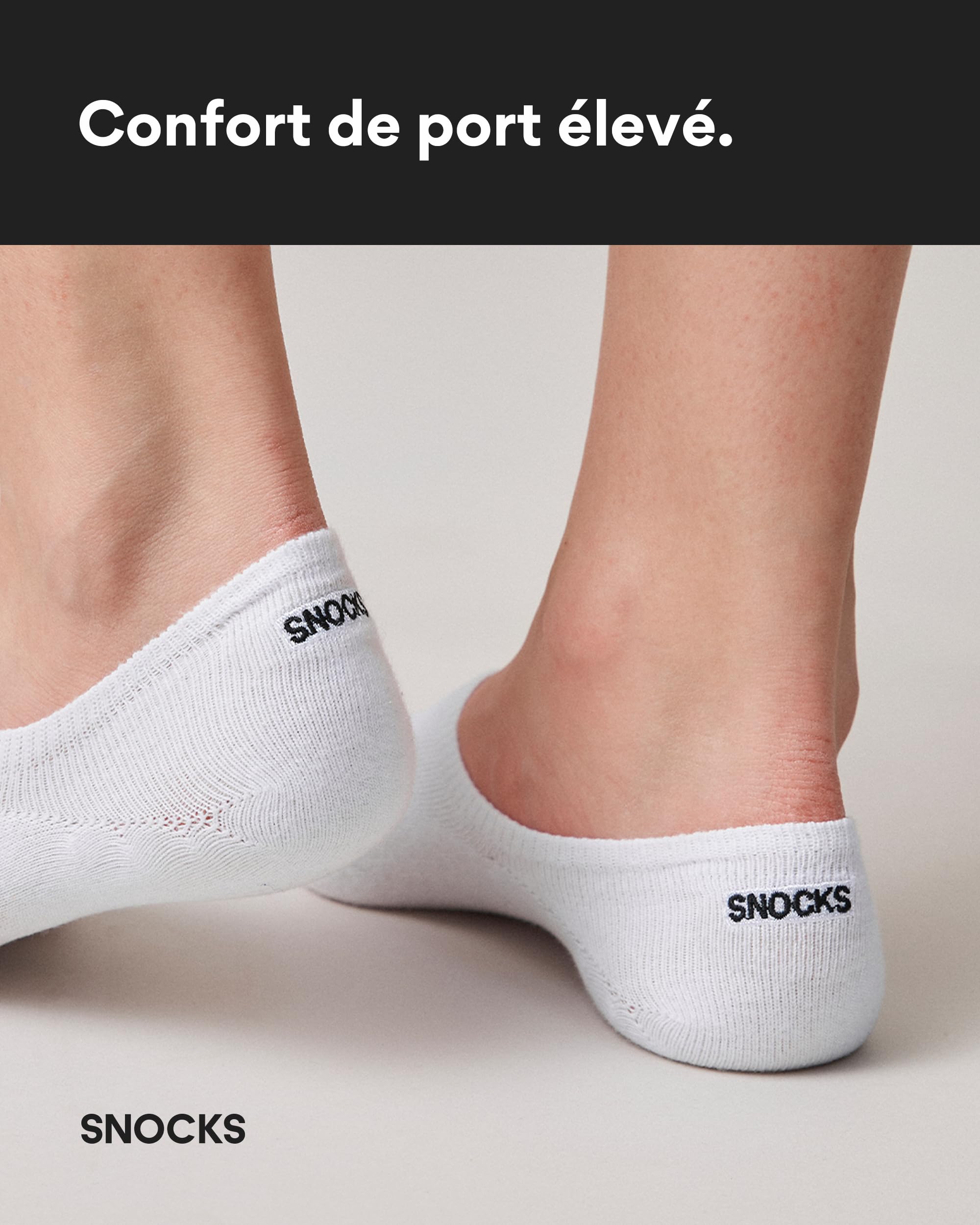 Snocks Socquettes Femme et Homme - Lot de 6 - Antidérapantes, Coton Bio Certifié, Respirantes - Chaussettes Basses Courtes - Taille 35-50