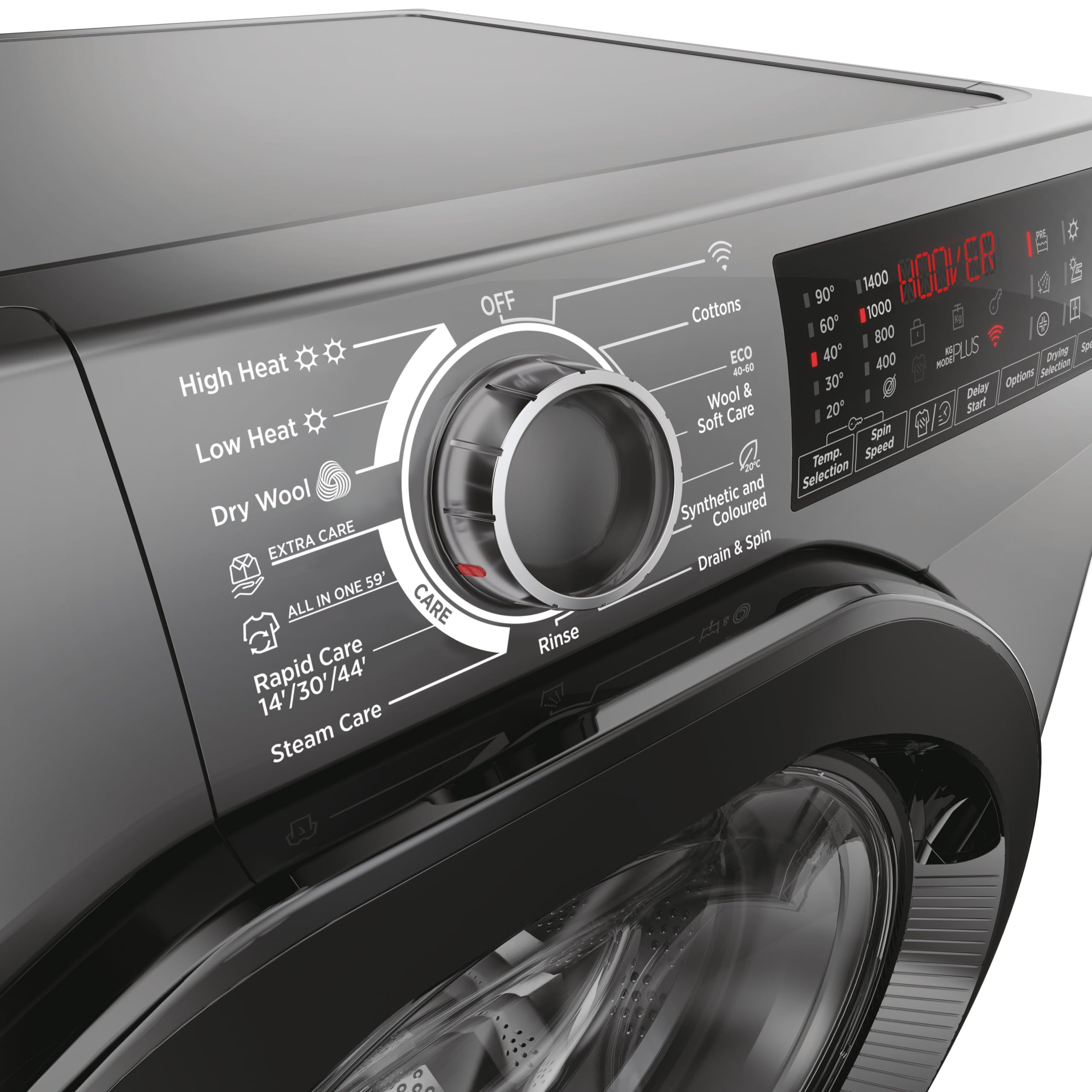 Hoover H Wash&Dry 350 9/6 kg 1600rpm Washer Dryer Graphite — view 5