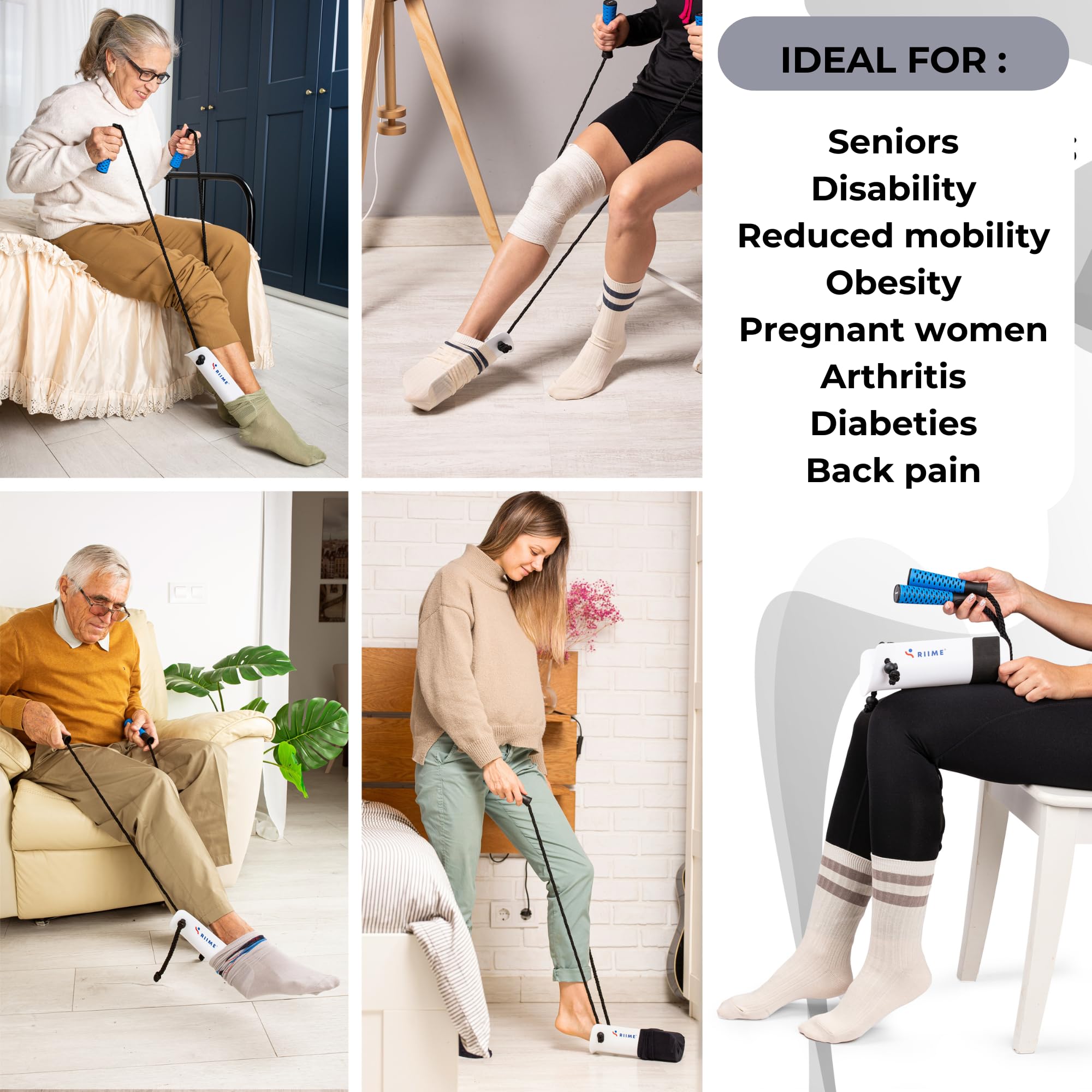 Sock Aid Pomoc w Zakładaniu Skarpet dla Seniorów i Osób Niepełnosprawnych
