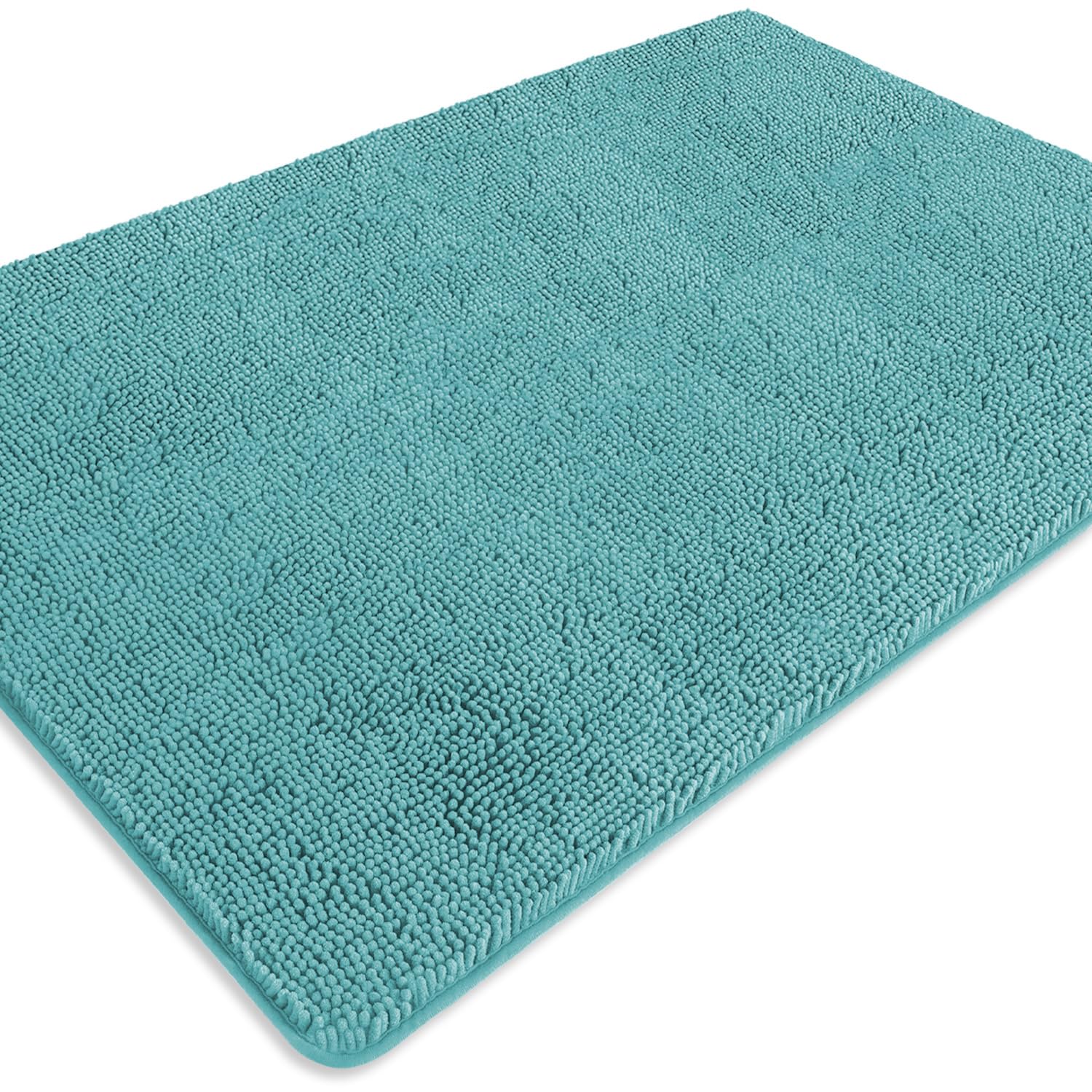 PureSwan Bathroom Runner Rug 40 x 60 Inch – Extra Large Long Bath Mat | Absorbent and Washable Thick Chenille Bath Rug Non-Slip Runner Rug for Bathroom, Shower, Sink(Teal) — image 1