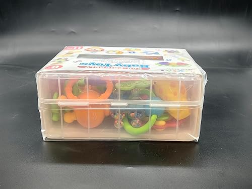 Miniatura 10 de AIVIAI Juguetes para bebés de 0 a 6 meses, juguetes para bebés de 0 a 3 meses, sonajeros para bebés, juego de juguetes con caja de almacenamiento,