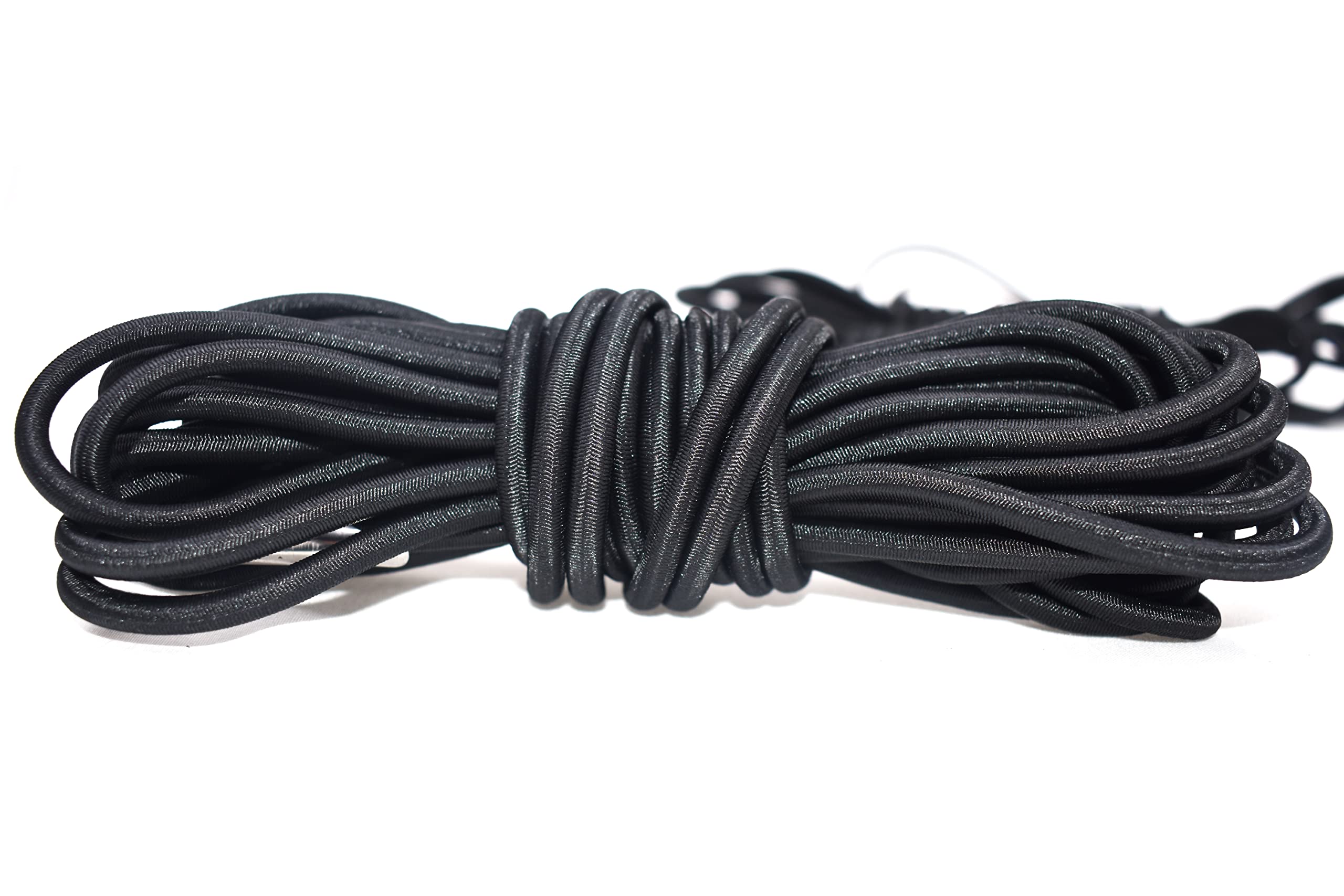 4 stuks reservetouw voor ligstoel voor de tuin, elastische reserveband, duurzaam, zwart