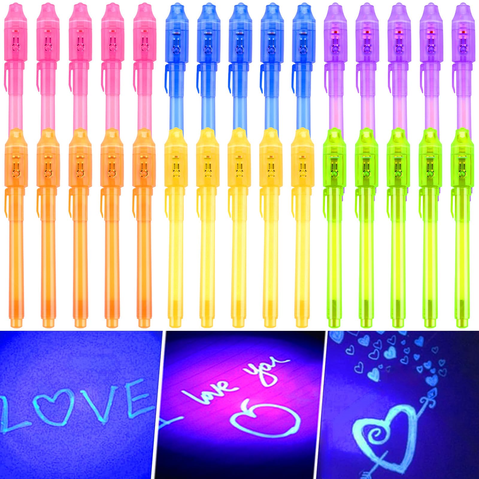YUBAGOWU 30pieces Invisible Ink Pen - spy gadgets | Mubboo