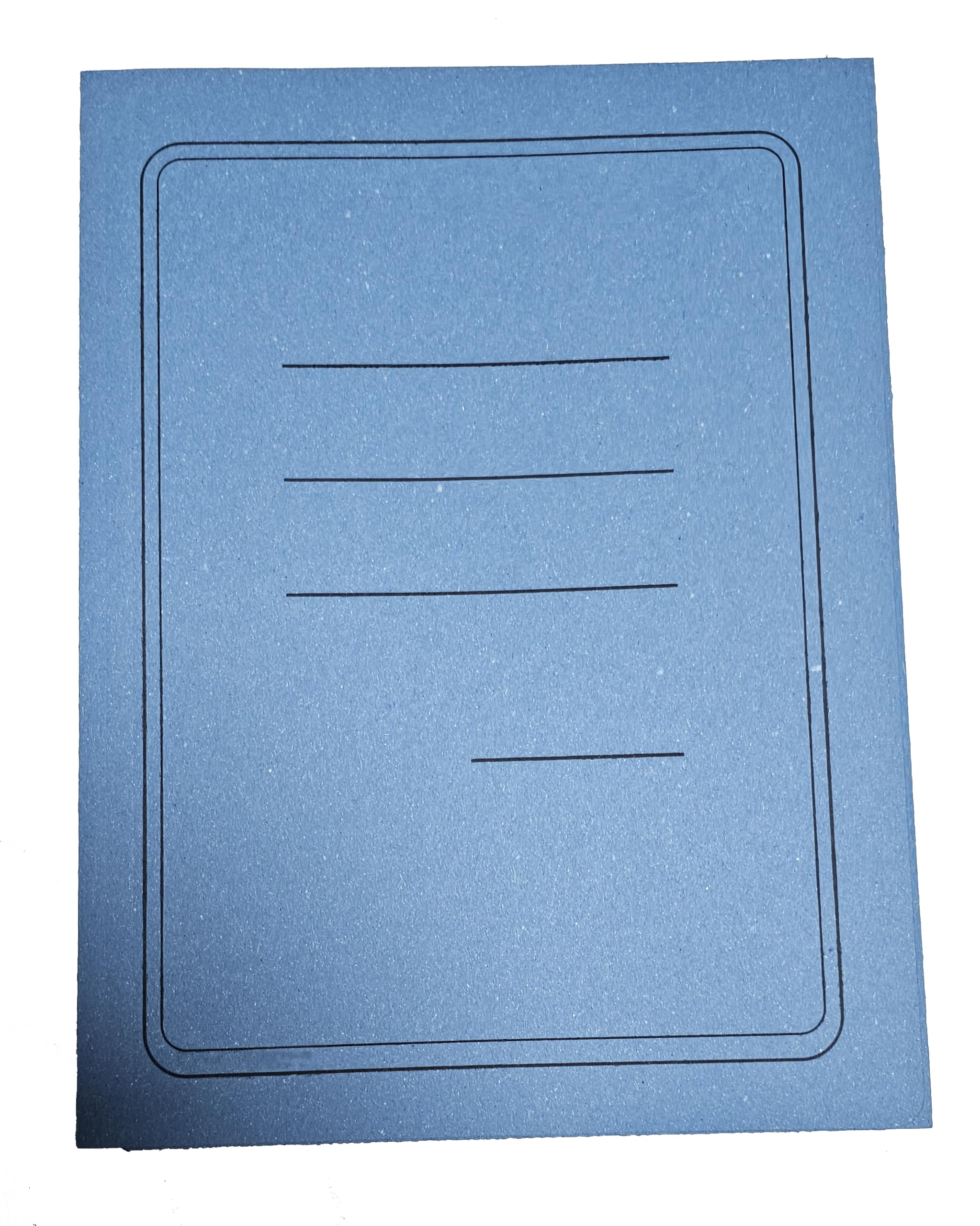 Cartellina Manilla con Stampa, 145 gr. Azzurro, Conf. 50 pezzi, Dimensioni 330mm x 240 mm, Archivio Documenti