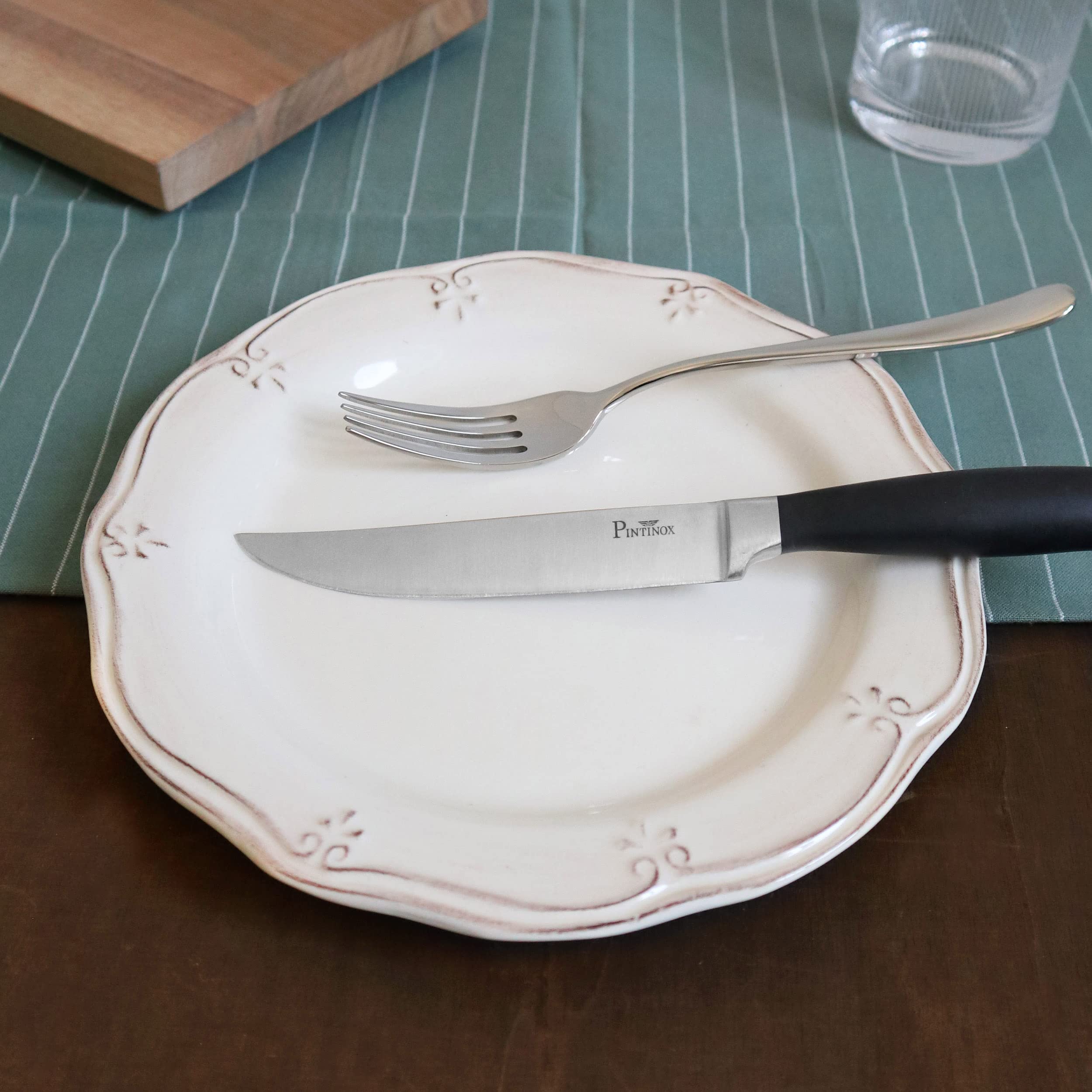 PINTINOX, Set 6 Coltelli Bistecca Senza sega, Serie Professional