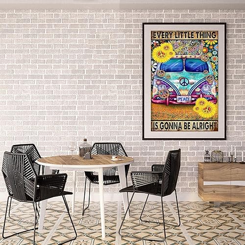 Miniatura 5 de ICECHEN Kits de pintura de diamantes de paisaje para adultos, pintura de puntos de diamante de perforación completa de hongos coloridos para