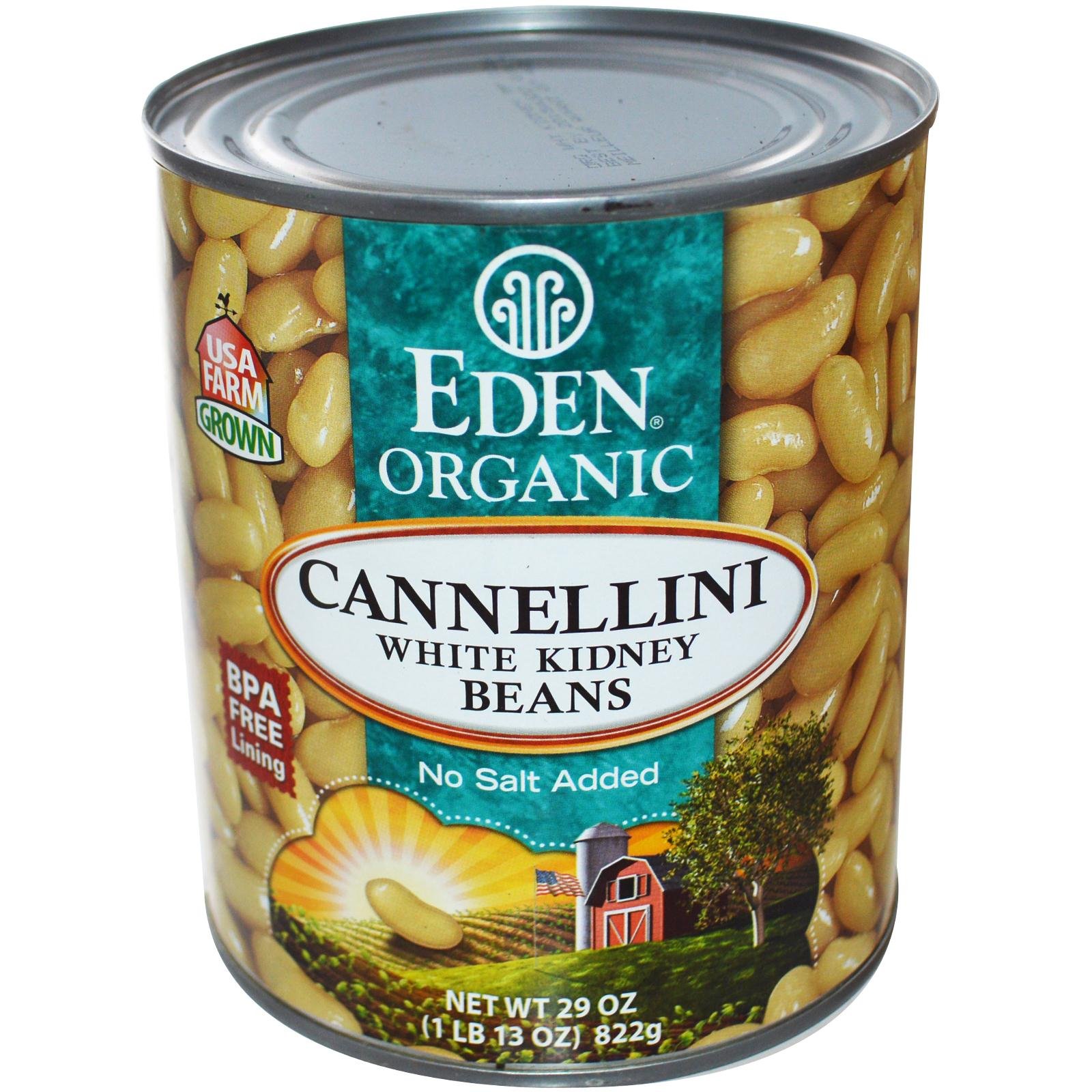 Eden Foods - Organic Cannellini White Kidney Beans - 29 oz.
