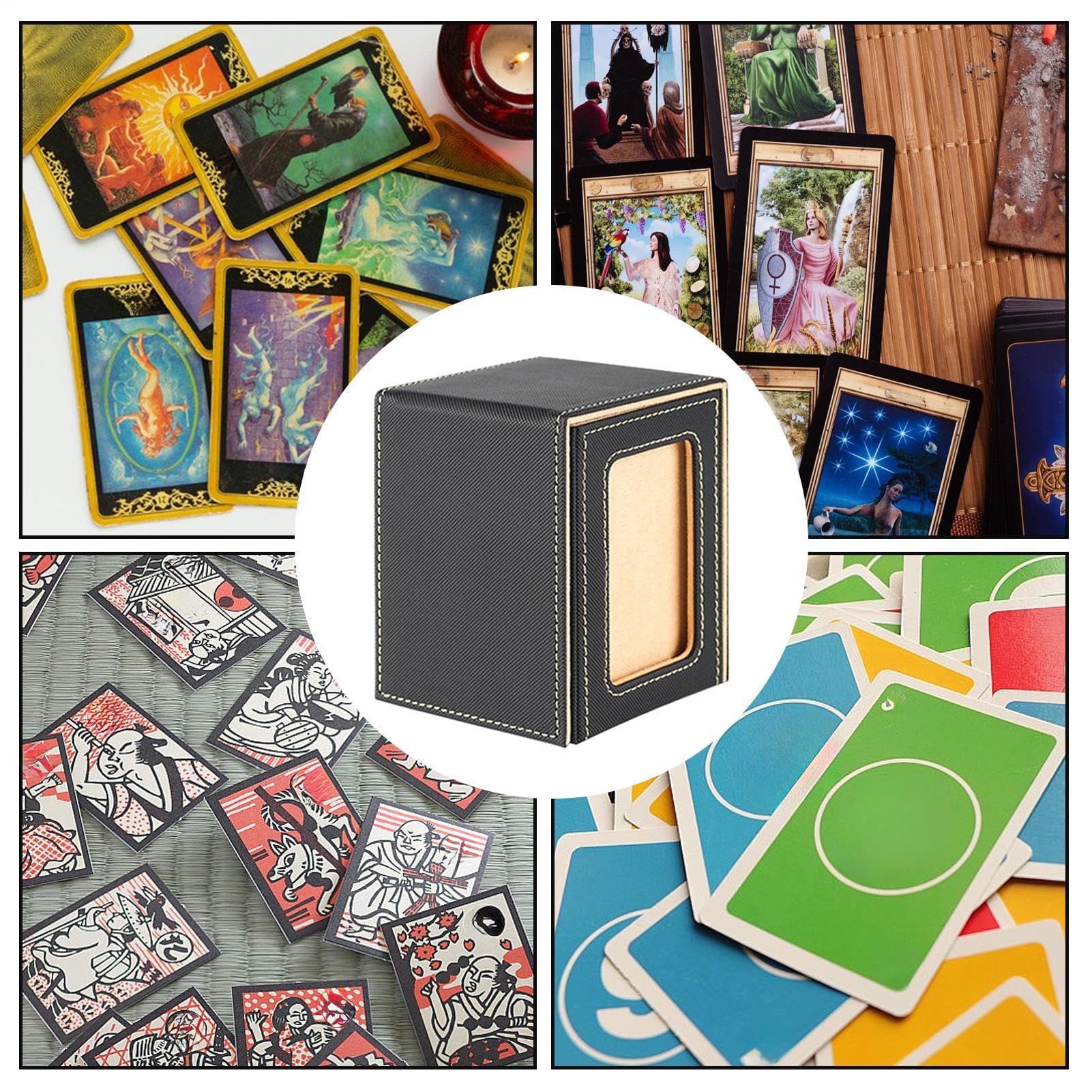 Boîte à Carte Commandant,Boîte De Bouquet Commandeur | Boîte De Rangement Pour Affichage Commander Deck Avec Grande Capacité,Boîte De Rangement Pour Pour Recueillir Des Cartes Postales Emballé