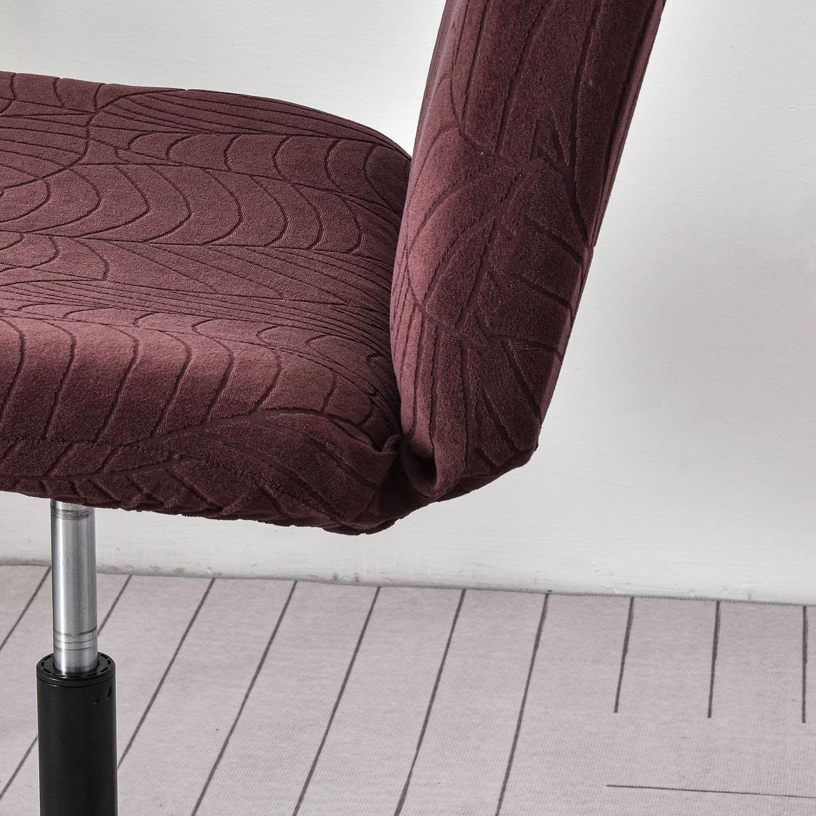 Coprisedia da ufficio per sedie girevoli, elastico, senza braccioli, design spazioso, ideale per soggiorno, camera da letto, sedie da trucco, elegante e protezione