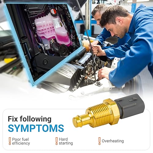 Miniatura 5 de BlueStars Sensor de temperatura del refrigerante del motor 5149077AB - Fácil de instalar - para Jeep Wrangler 08-17 Cherokee 14-19 Grand Cherokee