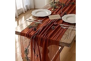 Rustic Sheer Thanksgiving Table Runner