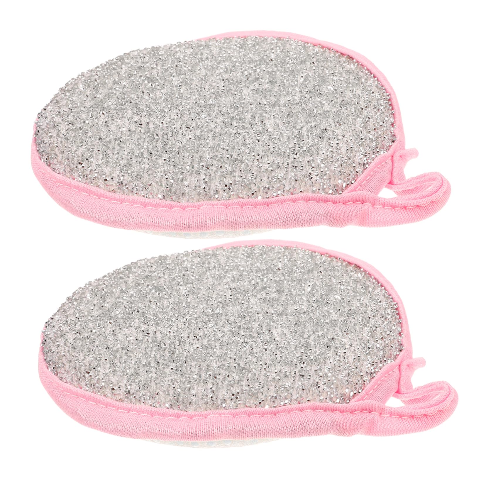 MAGICLULU Spugna per Piatti Doppia Faccia 2 Pezzi Spugne Pulizia Cucina in Materiale Spugna, Alta Efficacia per Pentole e Stoviglie, per Pulizia Quotidiana
