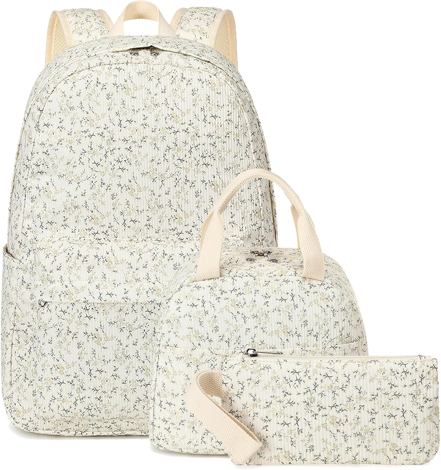 LEDAOU Backpack for Girls School Bag Kids Bookbag Teen Backpack Set Daypack with Lunch Bag and Pencil Case | Kids, Bookbag, Daypack, with Lunch Bag, and Pencil Case