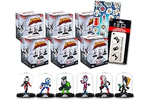 Venom Easter Basket | Party Favor Set with Domez Figures, Stickers, and More