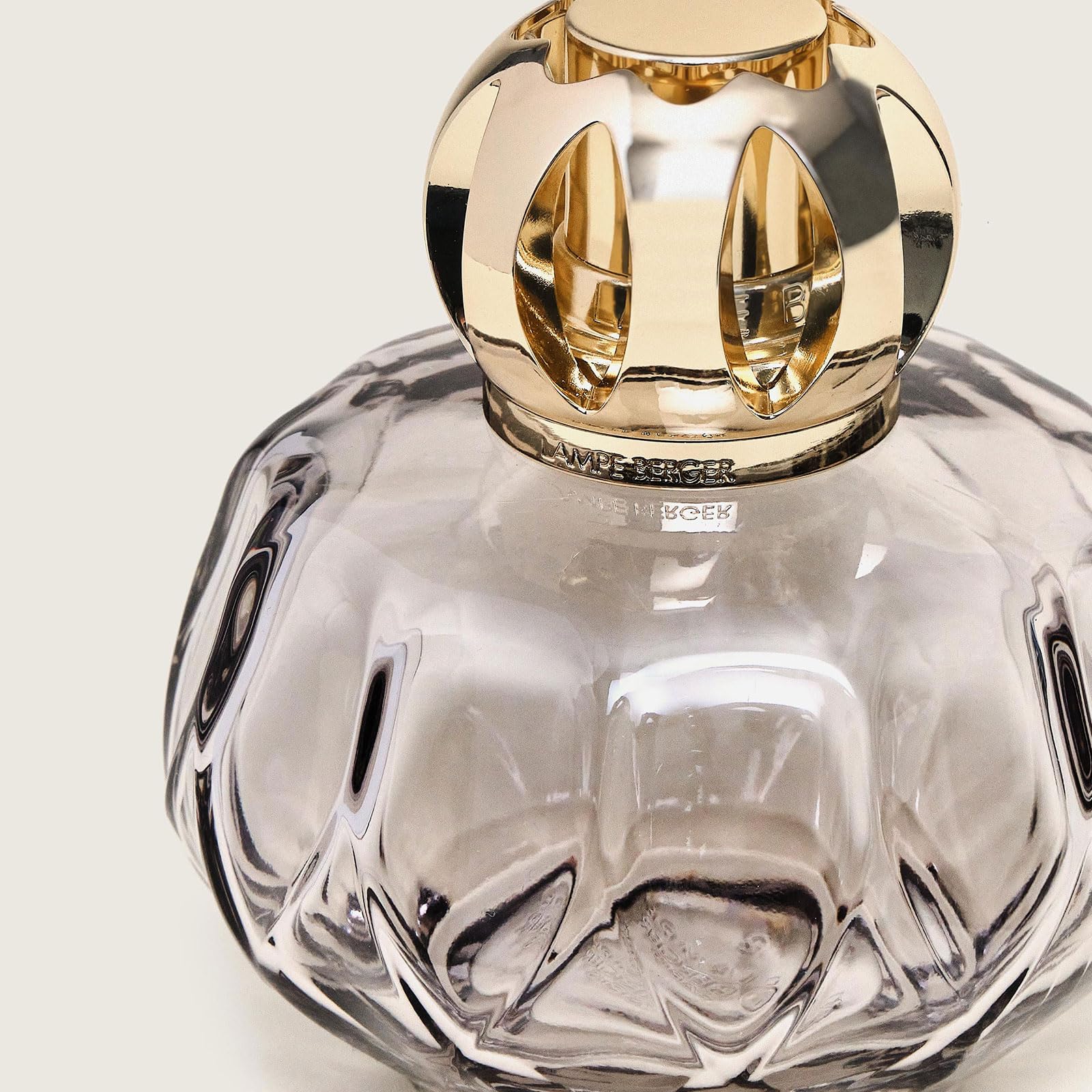 Maison Berger, Geschenkset Rosalie katalytische Lampe braun + Duftöl-Nachfüllung Pétillance exquise 250ml