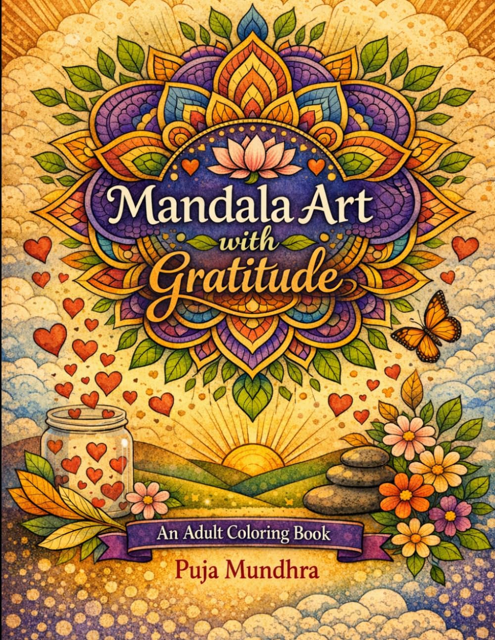 MandalaArtWithGratitude: A Mindful Coloring Journey to Cultivate Gratitude, Calm, and Creativity