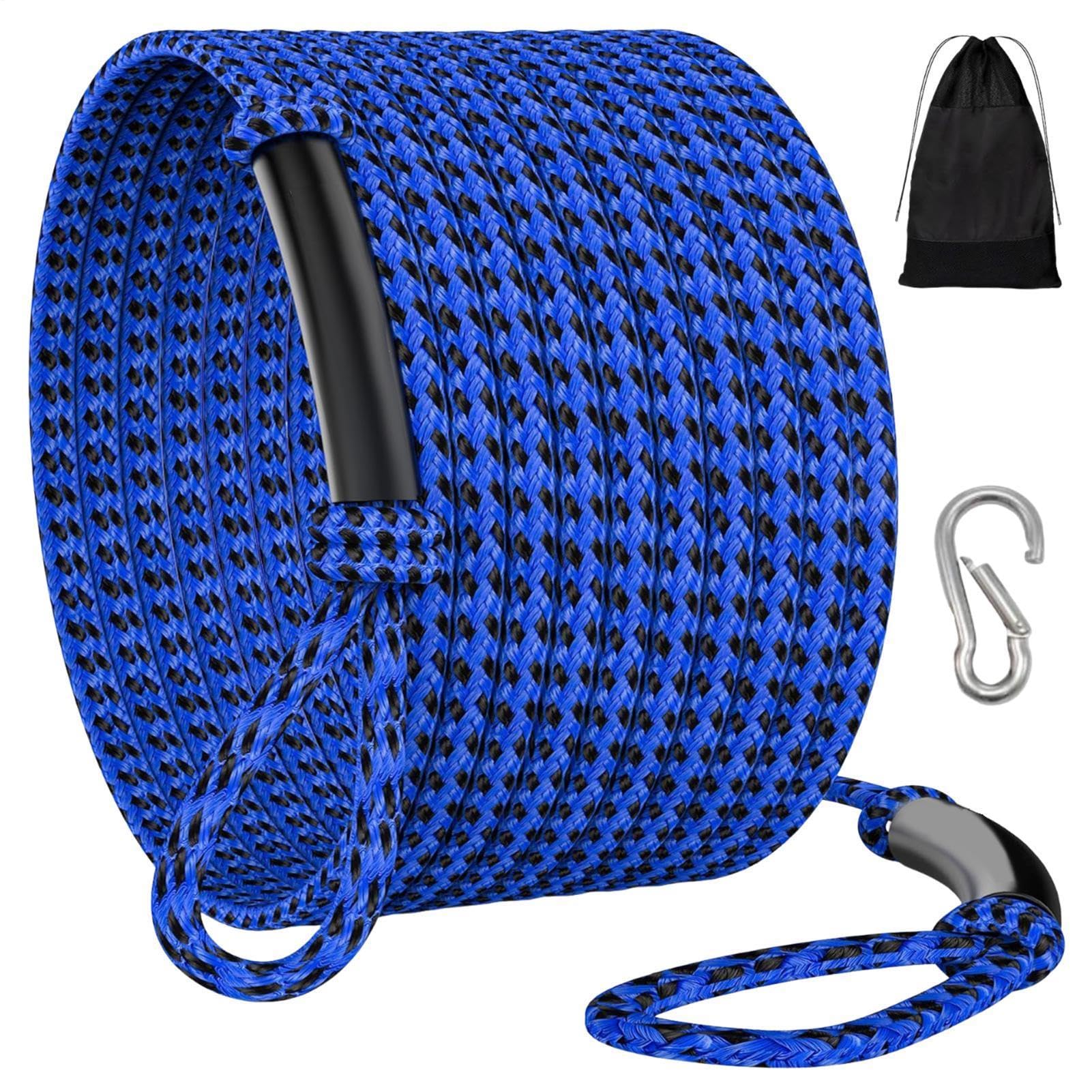 Corde De Remorquage Bateau pour Tubing Traction Flottante De Sécurité | Corde de remorquage flottante