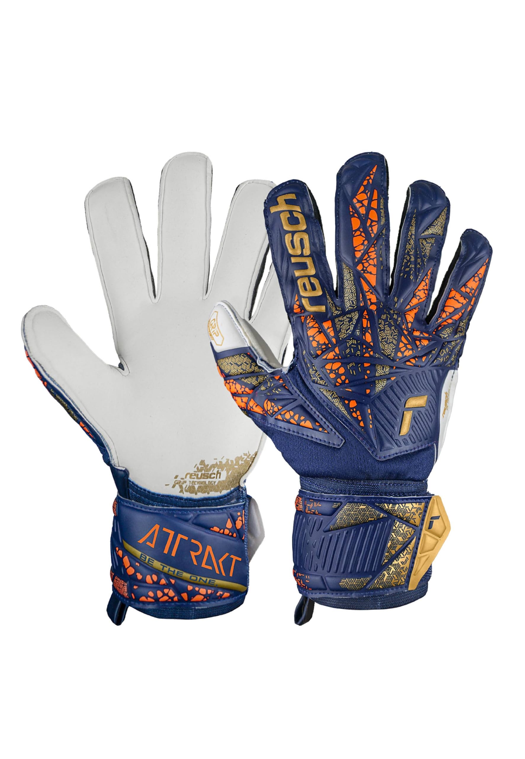Reusch Atrae El Agarre Guantes de Portero, Unisex Adulto