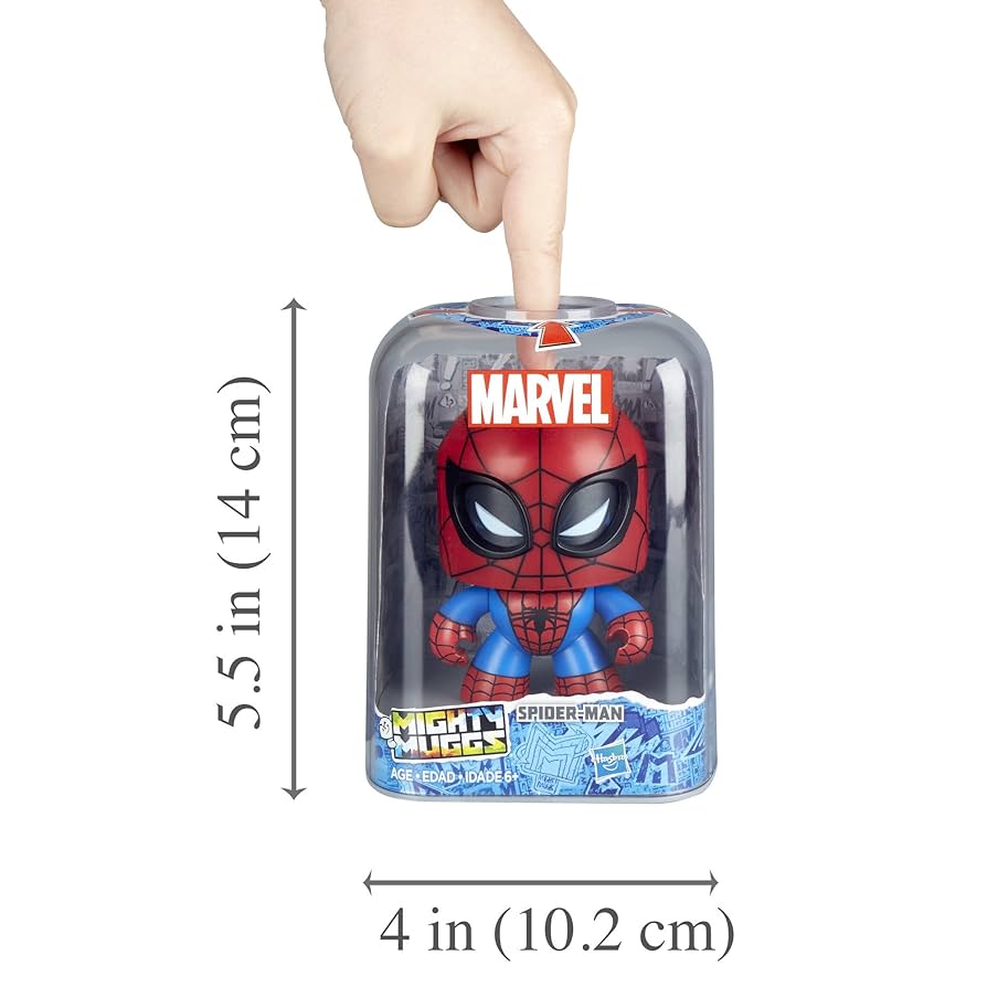 MARVEL Spider-Man Mighty Muggs フィギュア Amazon.com: Marvel Mighty Muggs Spider-Man #4 : Hasbro: Toys