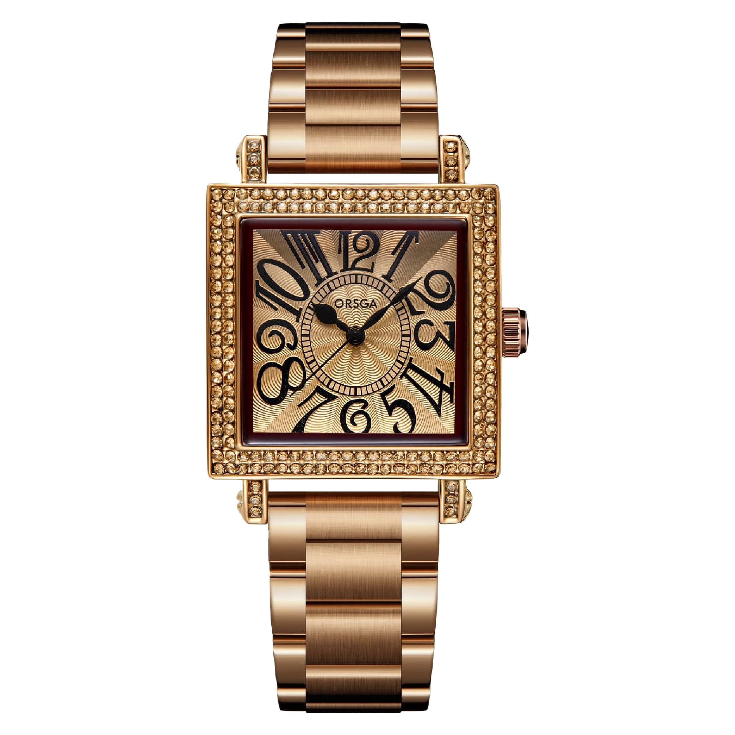 ORSGAWatch for Women Stainless Steel Square Dial Watch for Women & Girls - Branded Ladies Analog Wrist Watches Gift for Rakhi, Birthday, Wedding Aniversery