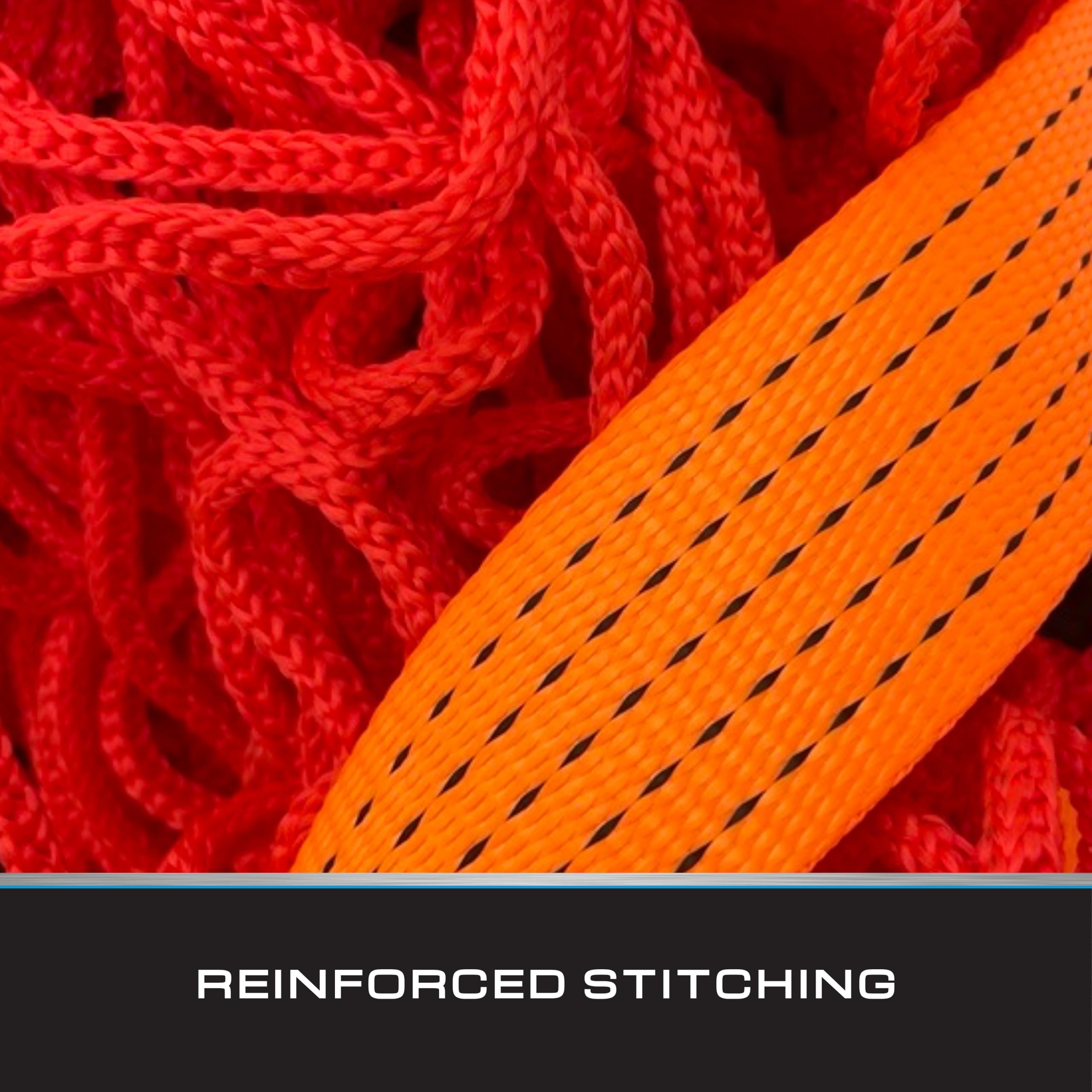Tie Down 65400 Filet de sécurité pour toit Orange 2,1 m x 2,1 m