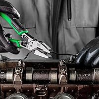 Vista 7 de SK Alicates Linesman multiusos de 8 pulgadas, 6 en 1, construcción de acero CR-V premium, mango ergonómico antideslizante para un agarre cómodo