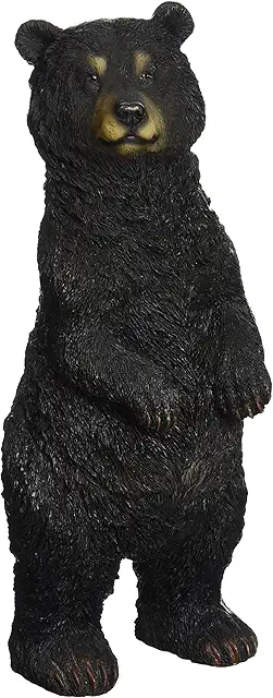 Design Toscano Black Bear Statue - Standing Beer Beeldjes