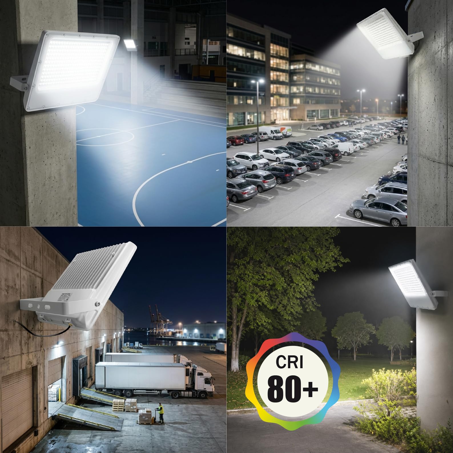 LED ATOMANT Foco Proyector LED Exterior 300W Color Luz Fria IP65 30000lm | Color Blanco Frio 6500K, Impermeable