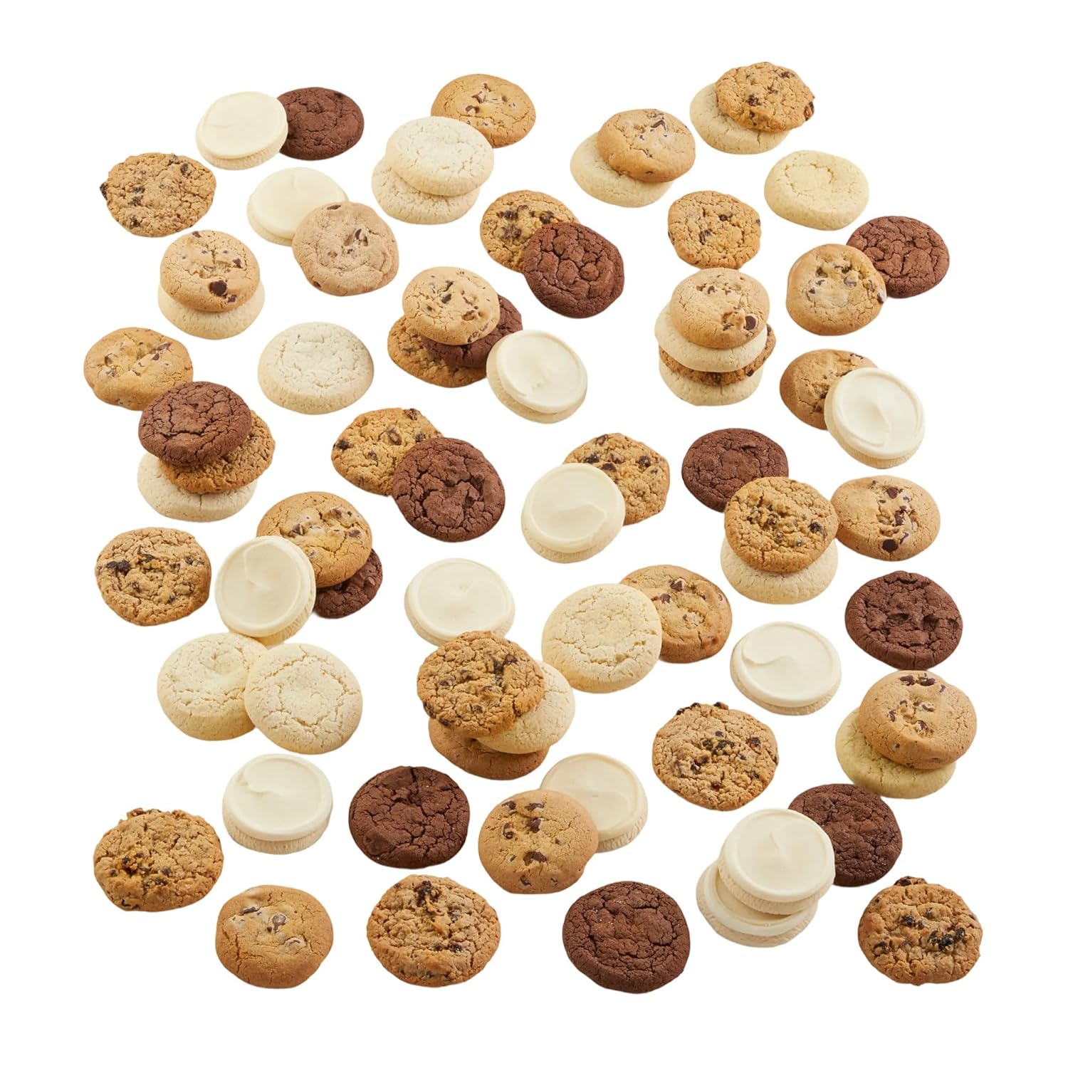 Cheryl's Cookies® Cookie Gift Box w/ 72 Assorted Cookies, Chocolate Chip, Oatmeal Raisin, Chocolate, Sugar & Buttercream Frosted Individually Wrapped, Gourmet, Handmade, Any Occasion, Family, Friends