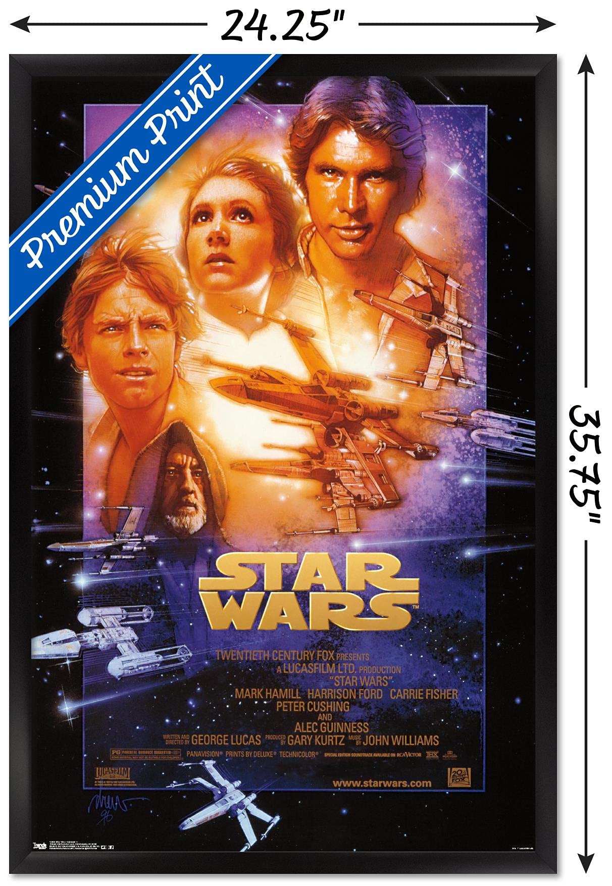Amazon.com: Trends International Star Wars: A New Hope - One Sheet
