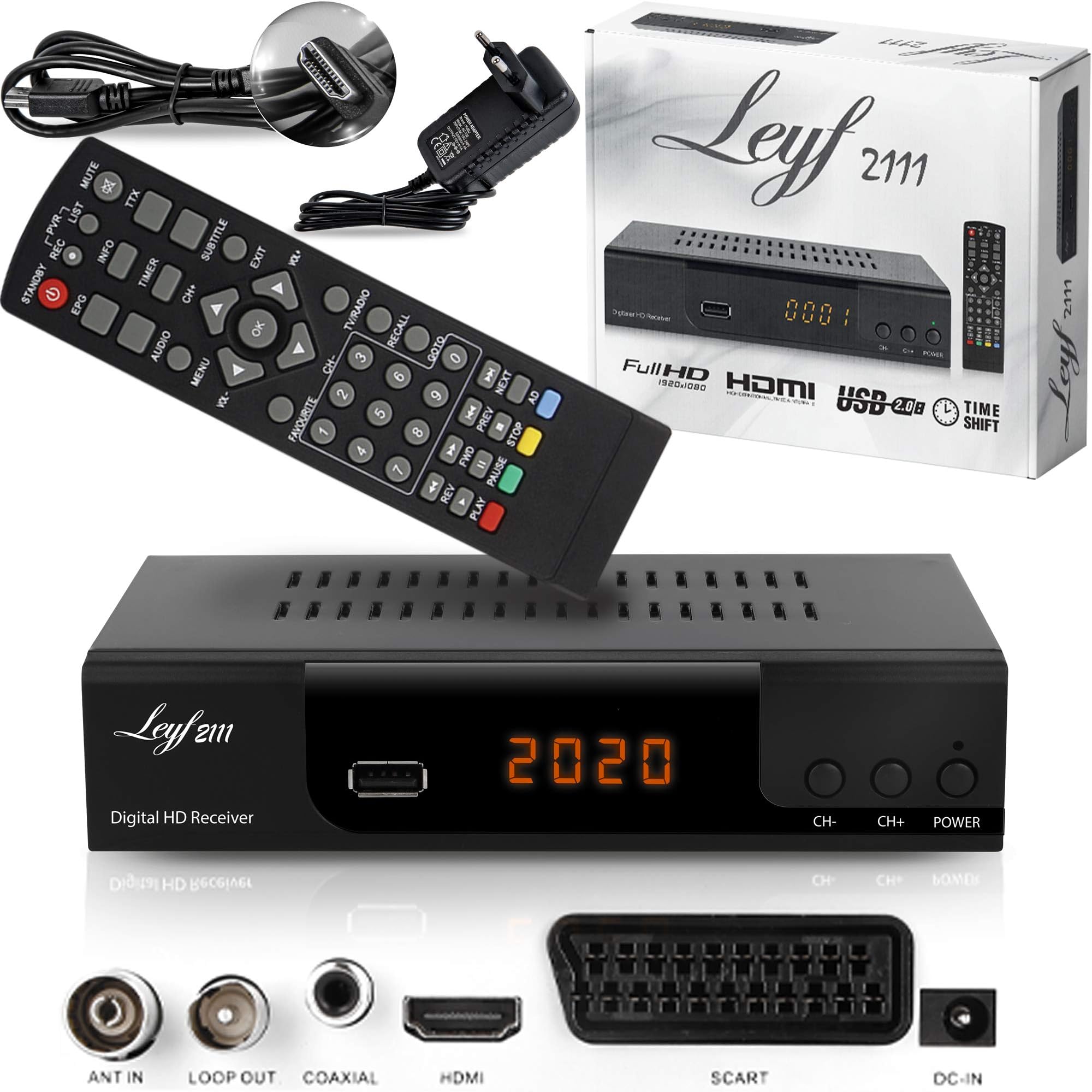 hd-line Tempo 4000 A DVBT2 Receiver Full HD 1080P 4K für