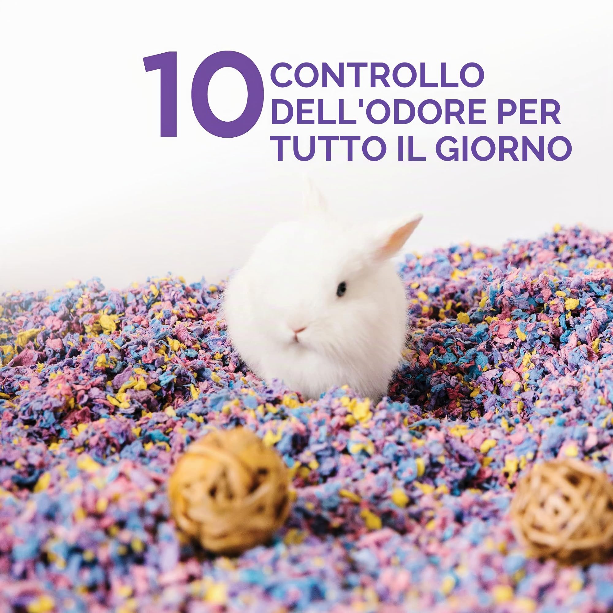 carefresh Complete Confetti Pet Bedding for Small Animals, 50 L by Carefresh