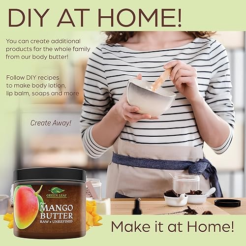 Miniatura 8 de Mantequilla de mango orgánica cruda sin refinar  Ingredientes naturales 100 orgánicos hidratante corporal hidrata nutre y suaviza tu piel restaura