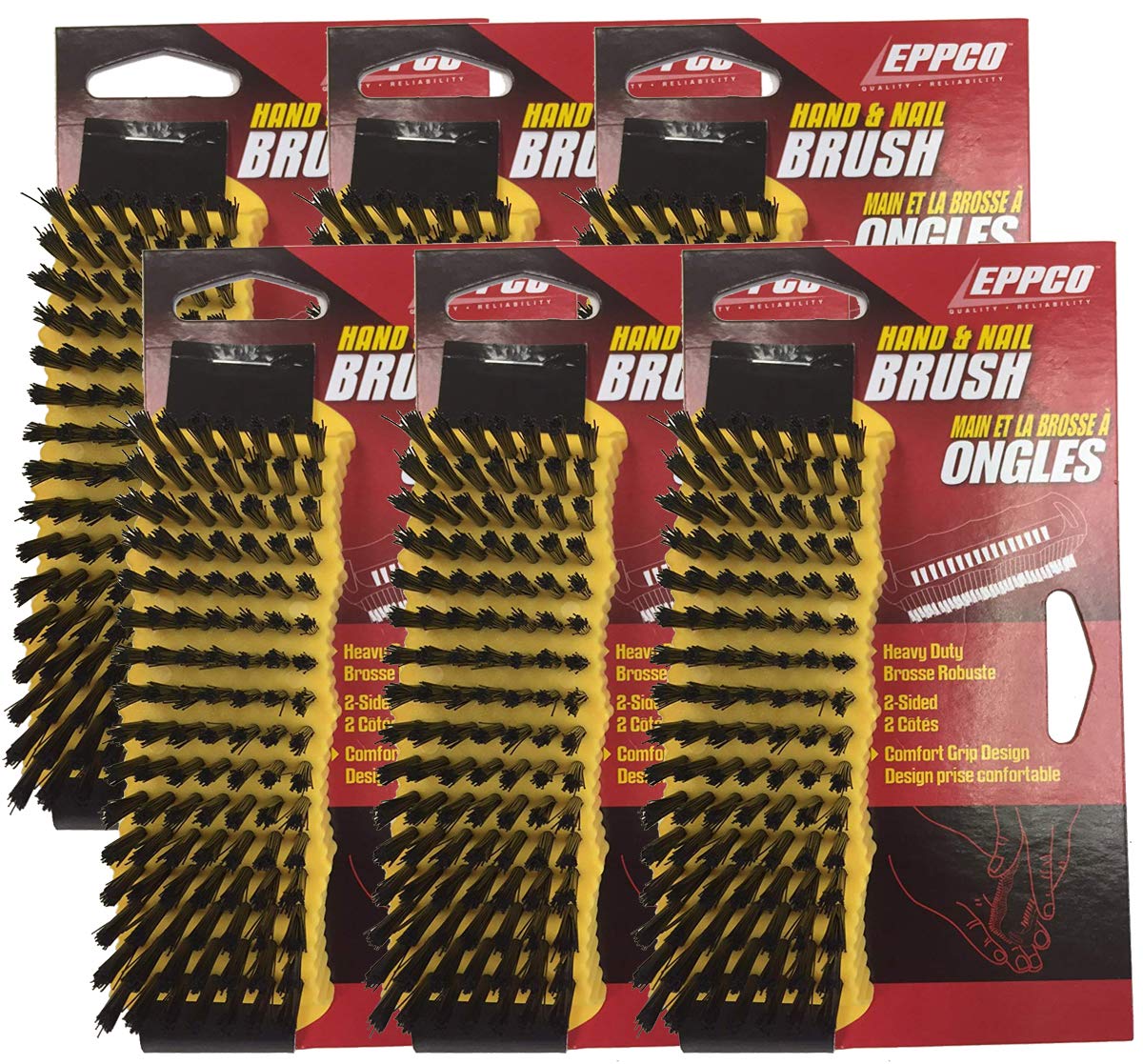 Buy Eppco Heavy Duty Nail Brush (6 Pack) Online at desertcartUAE