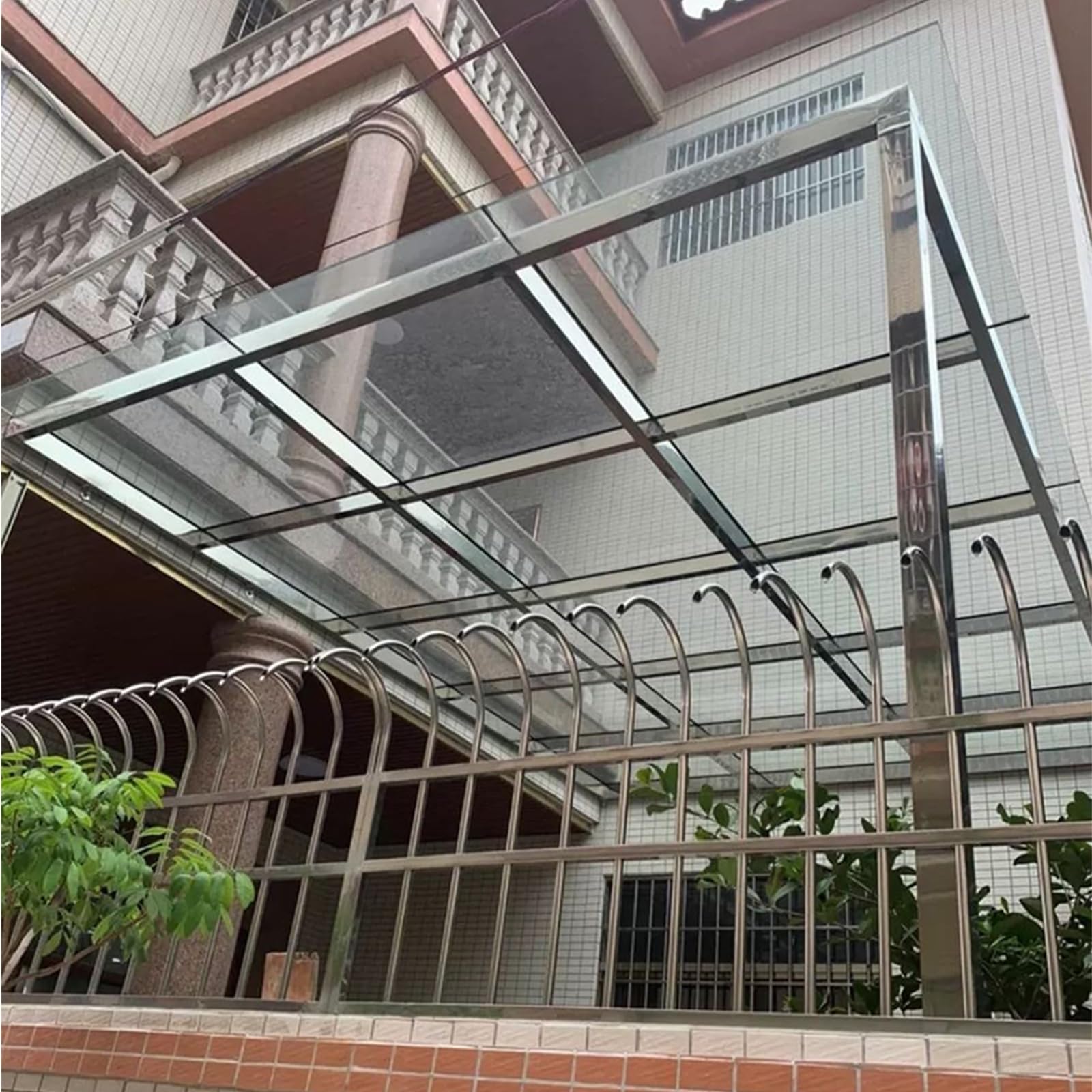 Lastra di Copertura in policarbonato Trasparente - Pannello Acrilico per Illuminazione Diurna per Serre, capannoni, carport e canili - Soluzione di Copertura de,0.5m x 7m