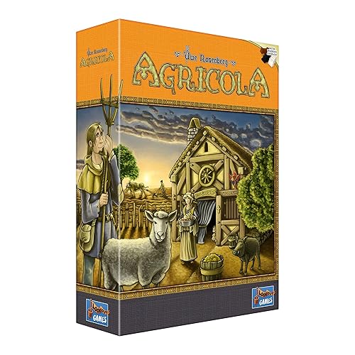 Juego de Estrategia Fantasy Flight Games Agricola (Edición Revisada) Juego de Mesa de Granja para Adultos y Adolescentes Juego de Tablero Avanzado Edades 12+ 1-4 Jugadores Tiempo de Juego Promedio 90 Minutos Hecho por Lookout Games