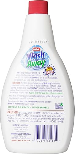 Miniatura 2 de Wash Away - Quitamanchas, 16 onzas líquidas