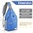 ZOMAKE Sling Bag,Small Crossbody Sling Backpack,Water Resistant Shoulder Daypack for Travel,Anti Thief Chest Bag for Hiking(Blue)