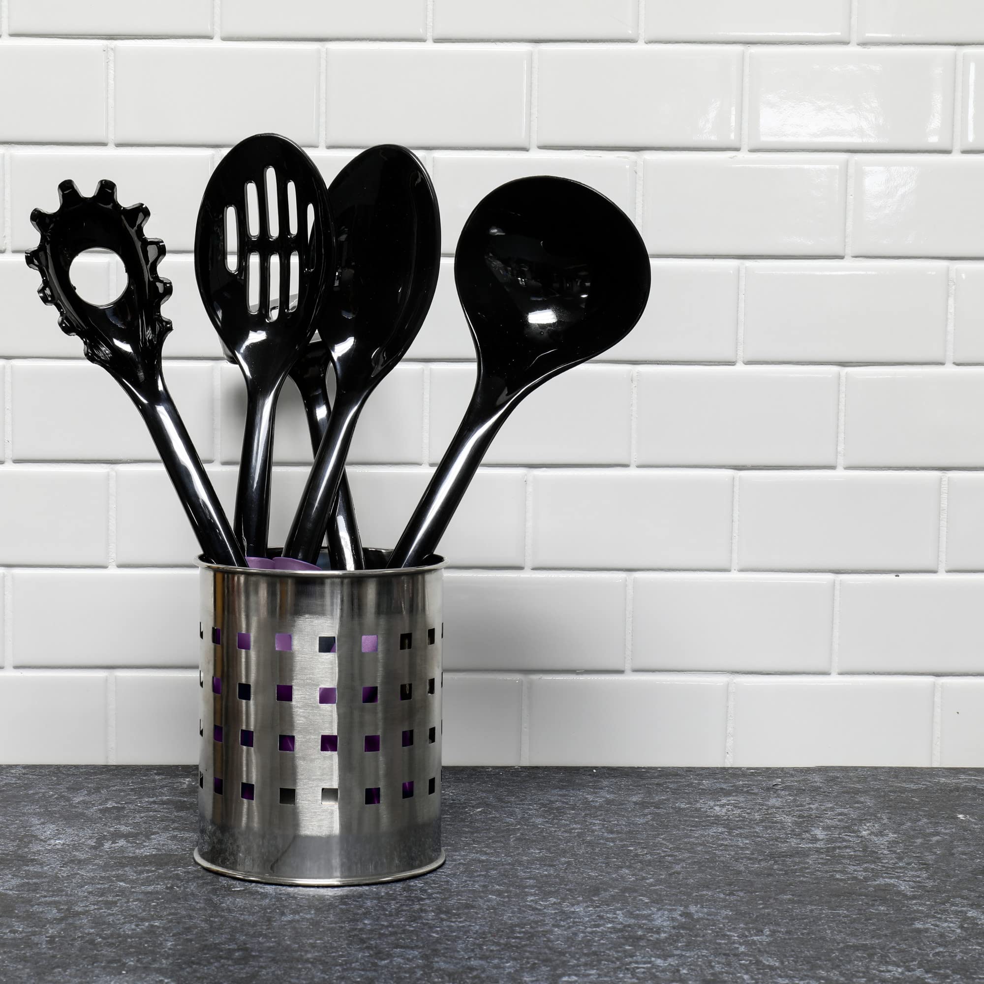 Chef Craft 17410 Spatule/spatule en nylon de base Violet/noir