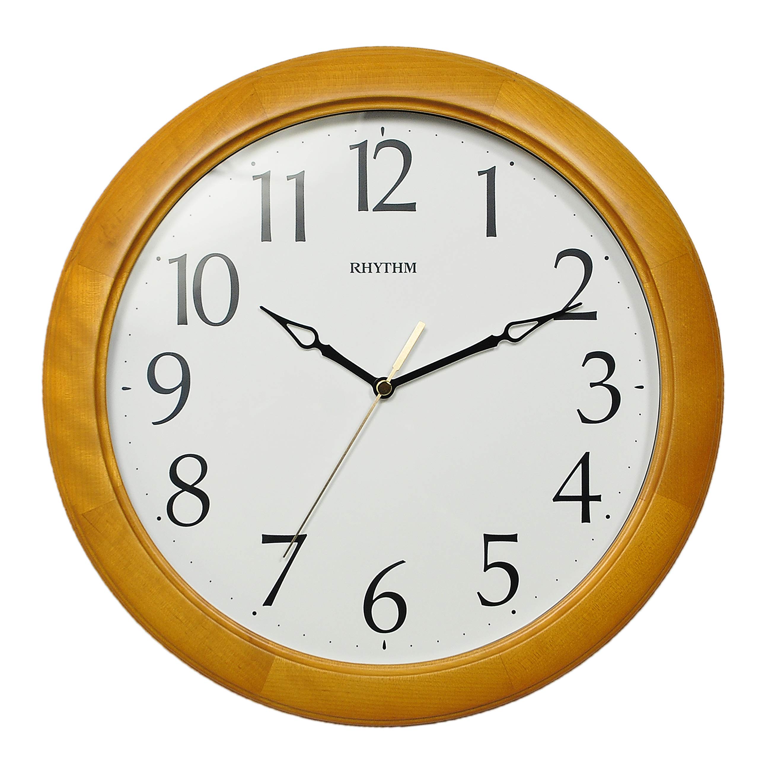 時計 Muro RHYTHM (Japan - 12 - Inch Wall Clock - 31x31x5Cms (Step Movement
