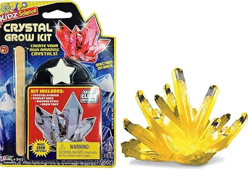 Miniatura 6 de JA-RU Kit de ciencia para niños, kit de cultivo de cristal (8 kits de cristal) juguetes de aprendizaje de tallo para niños, kit de cristales de