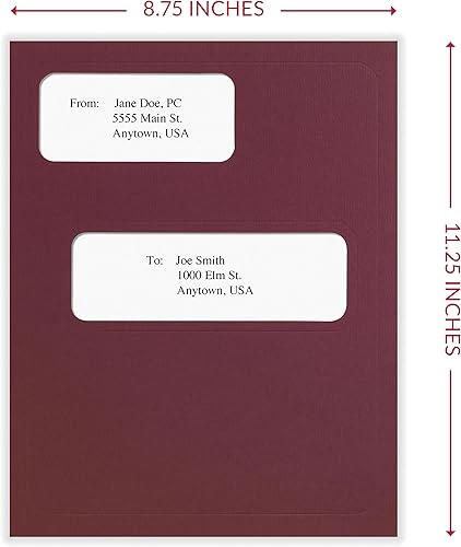 Miniatura 10 de ComplyRight Carpeta de presentación de impuestos, beige, grapas laterales, un bolsillo, 8-78" x 11-38", paquete de 100