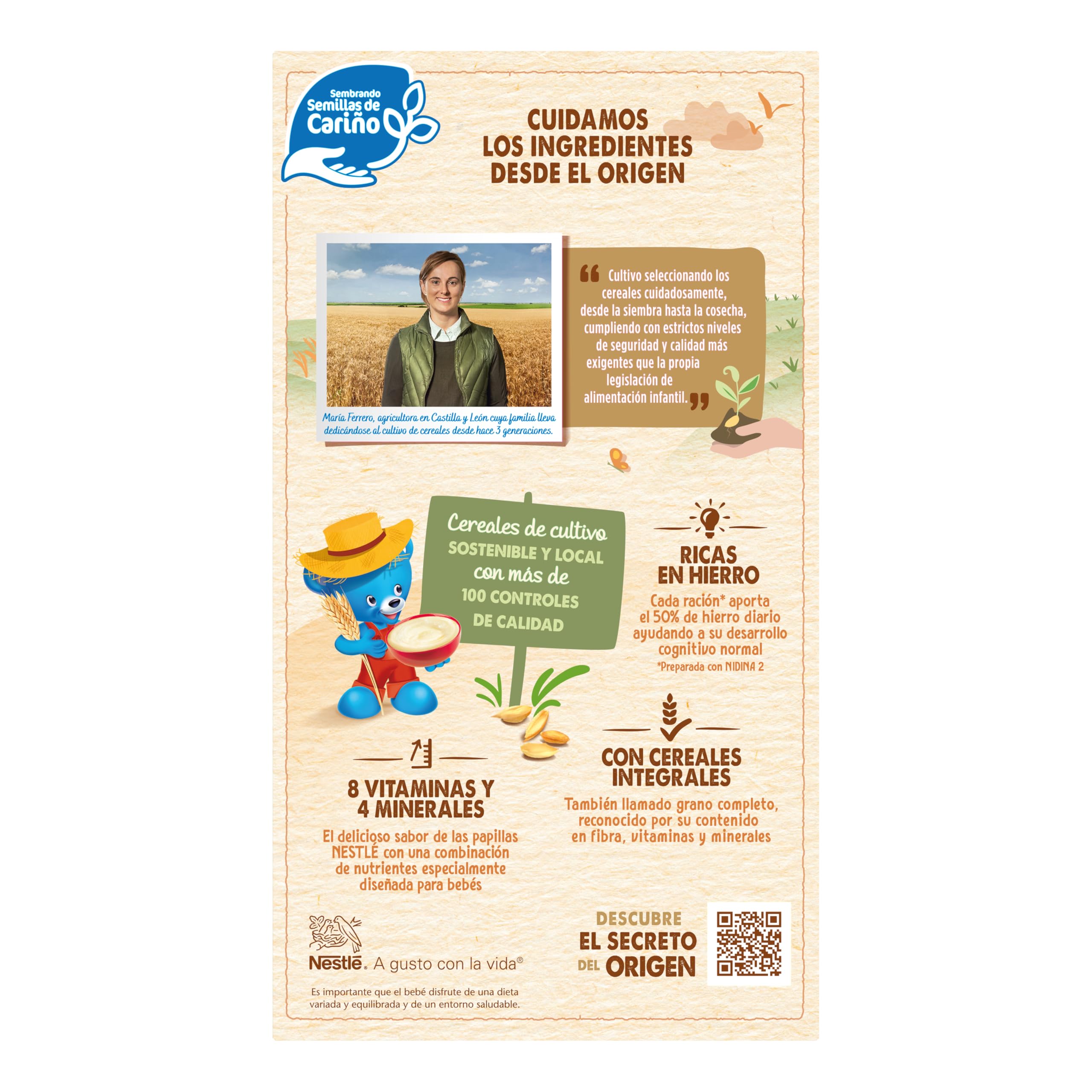 Nestle Papilla 8 Cereales con Galleta, 950 g